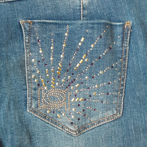 BEBE HEARTBREAKER ANKLE SKINNY JEANS, SIZE 30 - Picture 12 of 14